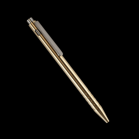 ADJUSTABLE BOLT ACTION PEN WITH CLIP